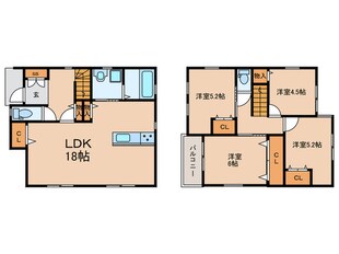 ローズプレイスだいどう豊里の物件間取画像